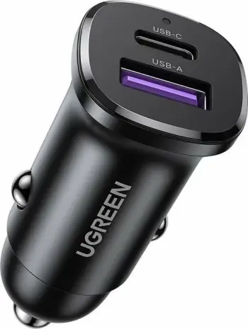 Karikues veture Ugreen EC305 (25845), 30W, 1x USB-C + 1x USB-A, i zi