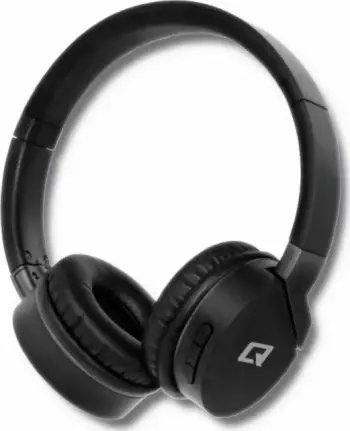 Kufje Qoltec Super Bass 50825, Bluetooth 4.2, mikrofon, on-ear, 30h, 3.5mm, zi