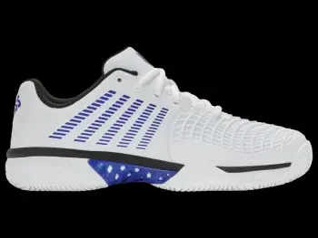 Atlete tenisi K-swiss EXPRESS LIGHT 3 CLAY, të bardha/blu/zeza [Madhësia: 44.5]