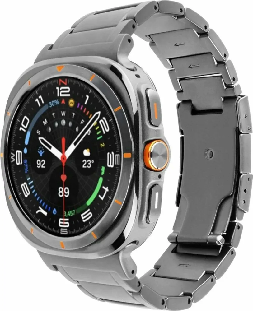 Rrip titani Fixed për Samsung Galaxy Watch Ultra, argjendtë, 1 copë - 1