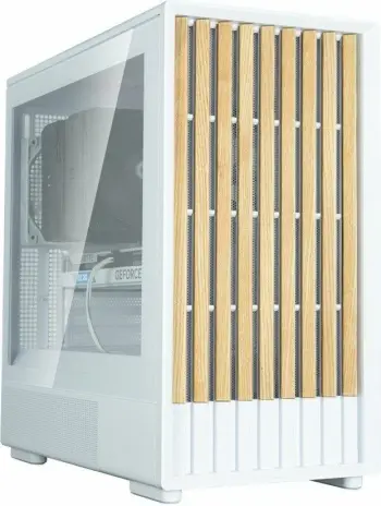 Kabinet banjo Topeshop NEL, në këmbë 31x30x174 cm, i bardhë gloss