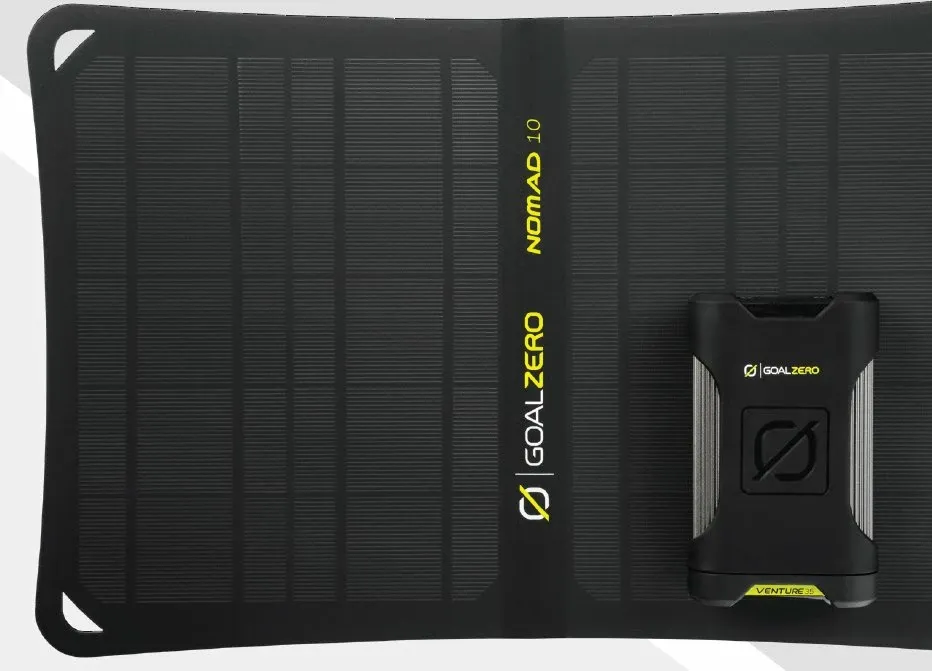 Karikues solar me powerbank Goal Zero Venture 35 9600 mAh 10W, e zezë - 1