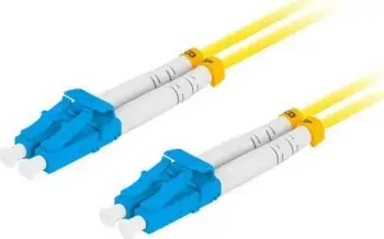 Patchcord fibër optike Lanberg LC/UPC-LC/UPC duplex 2 m LSZH G657A1 9/125 µm 3.0 mm, e verdhë