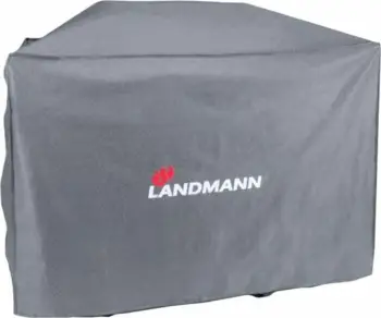 Mbulesë premium XL për skarë drejtkëndore Landmann 15707, 145x120x60 cm, poliester 600D, gri