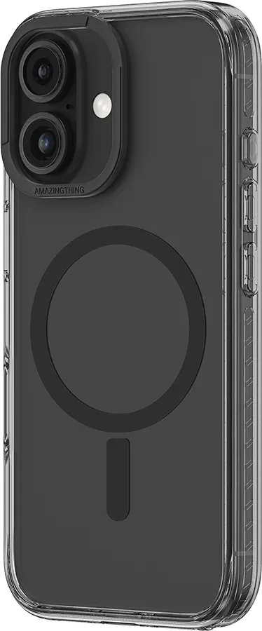 Mbështjellës AmazingThing Titan Pro Mag me unazë magnetike për iPhone 16, zi - 3