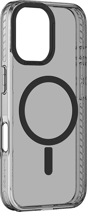 Mbështjellës AmazingThing Titan Pro Mag me unazë magnetike për iPhone 16, zi - 4