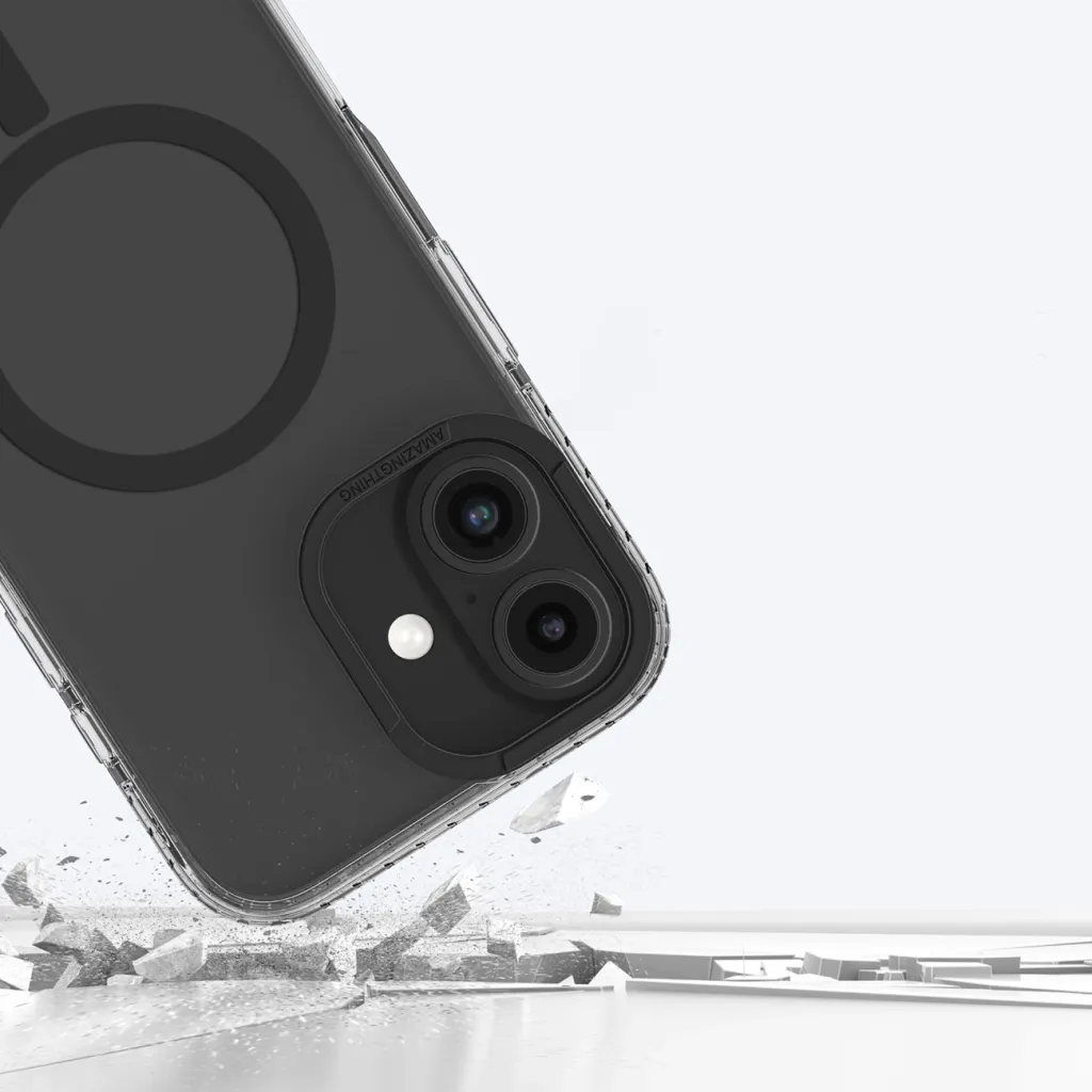 Mbështjellës AmazingThing Titan Pro Mag me unazë magnetike për iPhone 16, zi - 9