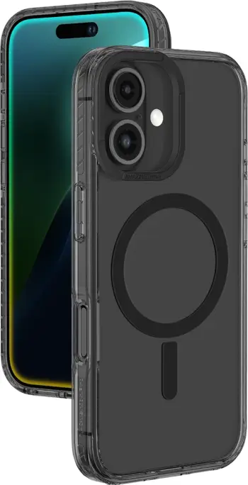 Mbështjellës AmazingThing Titan Pro Mag me unazë magnetike për iPhone 16, zi