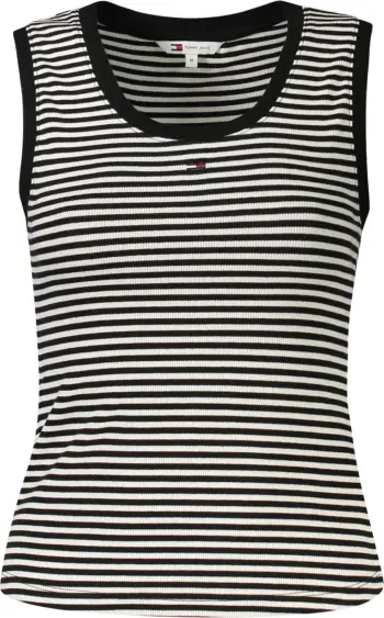 Maicë për femra TOMMY HILFIGER, e zezë [Madhësia: XS]