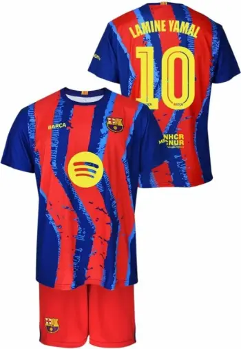 Set fanellë e shorce për fëmijë FC Barcelona Lamine Yamal BC59EY 2025/26 [Madhësia: 152]