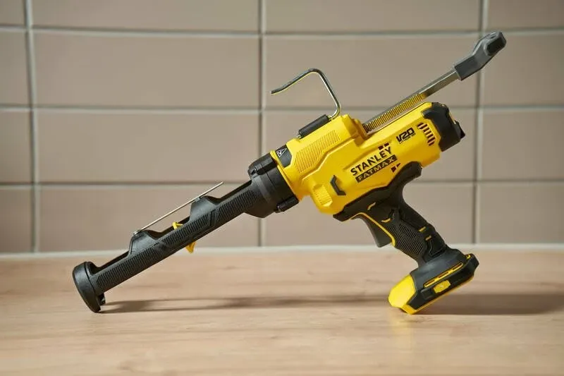 Pistoletë silikoni me bateri Stanley FATMAX V20 SFMCE600B-XJ 18V, 250 kg, 6 shpejtësi, pa bateri/karikues, e verdhë/zezë - 4