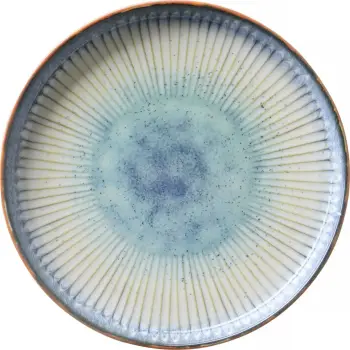 Pjatë me skaj të lartë Fine Dine Galaxy Ø210 mm, blu, set 6 copë