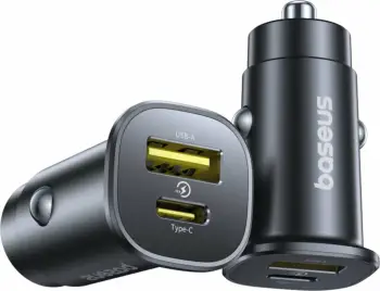 Karikues veture Baseus GoTrip C+U 30W 1x USB-A 1x USB-C 3.5A, i zi