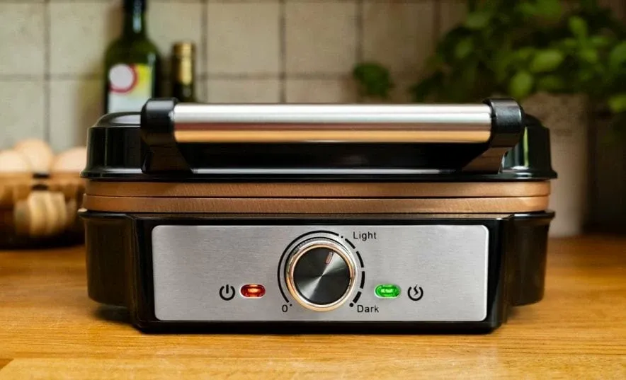 Aparat për waffle Ideal IK1602 1200 W, 4 waffle, argjend - 5
