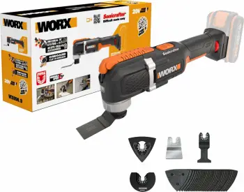 Mjet multifunksional Worx WX696.9 20V, pa bateri/pa karikues, i zi/portokalli