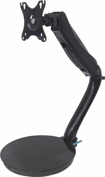 Mbajtëse monitori për tavolinë Manhattan 461429, 13"-27", VESA 75x75/100x100, USB 3.0, gas spring, e zezë