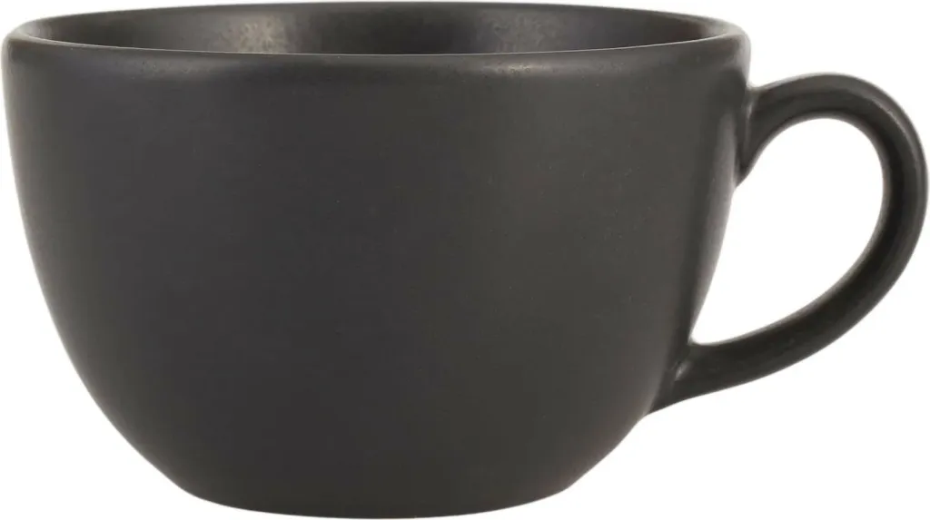 Filxhan porcelani Porland Seasons Coal 320 ml, i zi, set 6 copë - 5