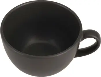 Filxhan porcelani Porland Seasons Coal 320 ml, i zi, set 6 copë