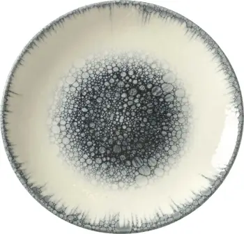 Pjatë e sheshtë Fine Dine Infinity ø210 mm porcelan, gri, set 6 copë