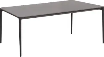 Set tavoline ngrënieje 7 pjesë karrige me jastëk & tavolinë 160x90 FH10571.01 Gri