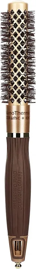 Furçë flokësh për femra Olivia Garden Expert Care Rectangular Brush me gjilpëra najloni Silver L, 1 copë
