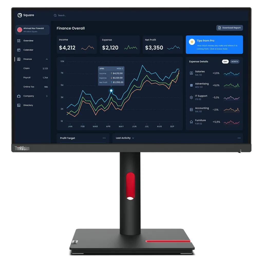 AIO Lenovo ThinkCentre V100 / i3-N305 / 16GB DDR4 / 256GB / 23.8″ Full HD IPS / Intel UHD Graphics – Gri - 2