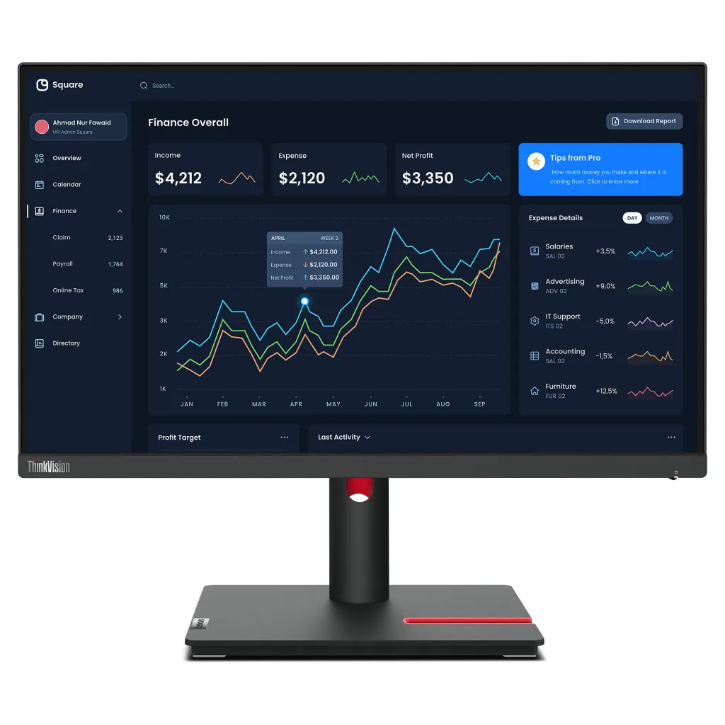 AIO Lenovo ThinkCentre V100 / i3-N305 / 16GB DDR4 / 256GB / 23.8″ Full HD IPS / Intel UHD Graphics – Gri - 3