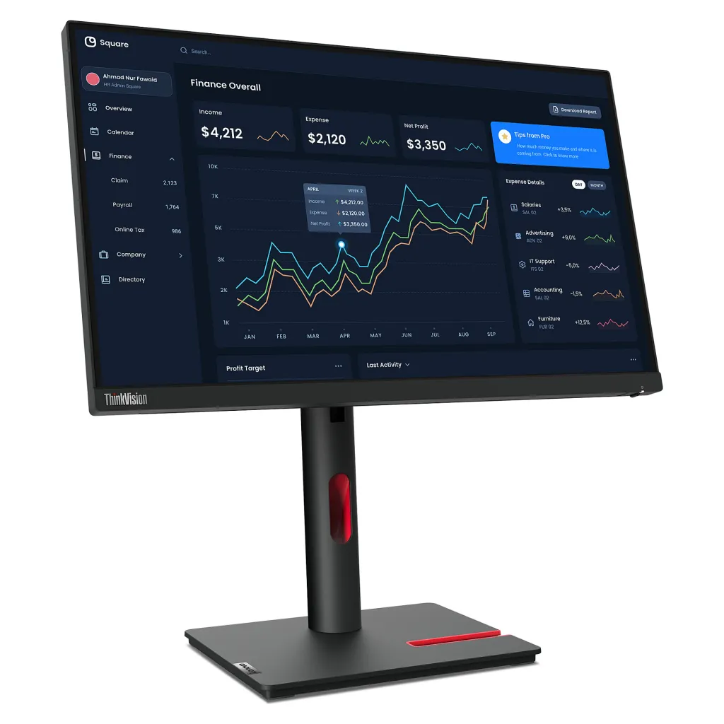AIO Lenovo ThinkCentre V100 / i3-N305 / 16GB DDR4 / 256GB / 23.8″ Full HD IPS / Intel UHD Graphics – Gri - 5