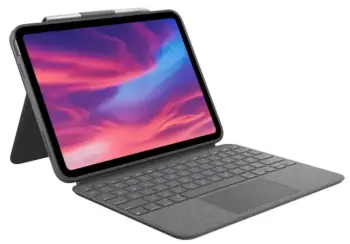 Aksesorë për tablet Logitech Case & Keyboard Combo Touch iPad 11″/ 920‑011435 – Gri