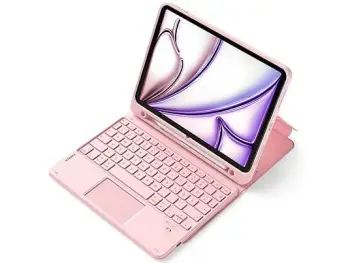 Aksesorë për tablet Inateck Keyboard Case / iPad 11″ / Bluetooth / QWERTZ – Rozë