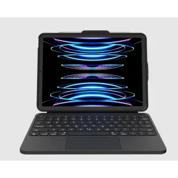 Aksesorë për tablet Deqster PKU3 Prime për iPad Air M2/M3 11″ / DE Layout -Zezë