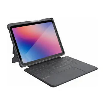 Aksesorë për tablet DEQSTER Smart Rugged Touch Plus Keyboard 10.9″ / QWERTZ – Gri
