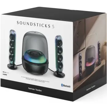 Altoparlantë Harman Kardon SOUNDSTICK 5 / Bluetooth / HDMI ARC / 190 W – e zezë