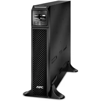 APC Smart-UPS SRT1000RMXLI – 1000VA / 1000W Online Double-Conversion UPS Rack/Tower 2U with 6x IEC C13, LCD & Pure Sine Wave (230V)