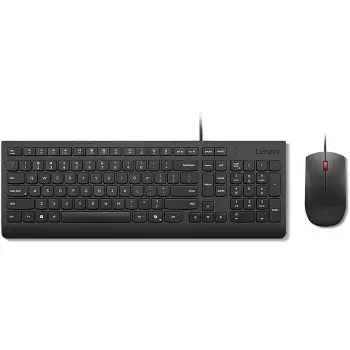 Combo (Tastierë & Maus) Lenovo Essential Wired – Zezë