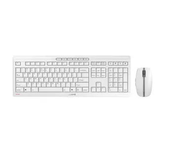 Combo (Tastierë & Maus) Cherry STREAM DESKTOP RECHARGE / JD‑8560EU‑0 / Wireless / QWERTY – Bardhë