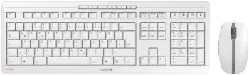 Combo (Tastierë & Maus) Cherry STREAM Desktop / Wireless / AZERTY / Belgian Language – Gri