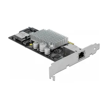 DeLOCK PCI Express x4 10 Gigabit LAN Card 1x RJ45 PoE+ IOI High-Speed Network Adapter