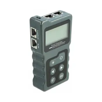 DeLOCK RJ45 LCD Cable Tester PoE DC Ethernet Network Cable Tester with Display