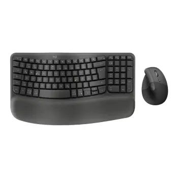 Combo (Tastierë&Maus) Logitech Wave Keys+Lift Wireless / QWERTZ – Grafit