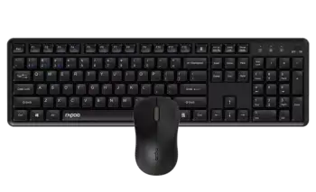 Combo (Tastierë & Maus) Rapoo 8150M Silent / Wireless / QWERTZ / German Language – Zezë