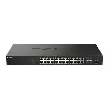 D-Link DMS-1250-28P/E L3 Lite PoE++ Switch | 24x 2.5G + 4x 10G SFP+ | 475W
