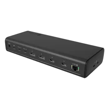Docking Station ICY BOX IB‑DK7401‑CU31 / 4xUSB‑C / 4xUSB-A / 2xHDMI / 2xDisplayPort / LAN / SD + Micro SD – Zezë