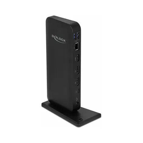 Docking Station Delock USB-C DP 1.4 4K – HDMI / DP 1.4 / USB 3.2 / LAN / PD 3.0 - 1