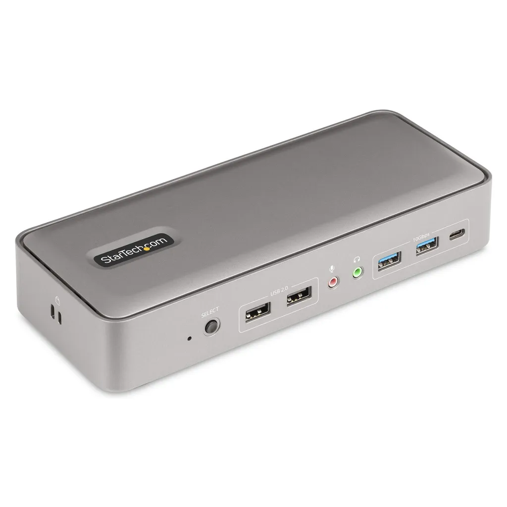 Docking Station KVM StarTech / 2xUSB-A / 3xUSB-C / 2xDisplayPort – Argjend - 1