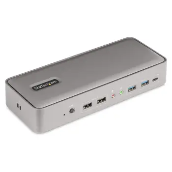 Docking Station KVM StarTech / 2xUSB-A / 3xUSB-C / 2xDisplayPort – Argjend