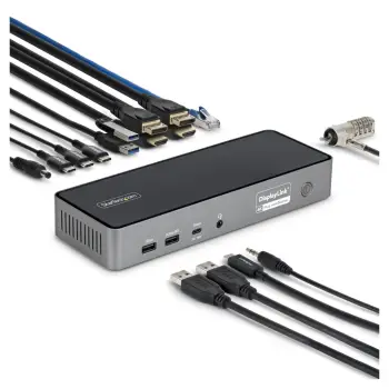 Docking Station StarTech USB-C to USB-A / USB-C / USB 2.0 / HDMI / DP / LAN