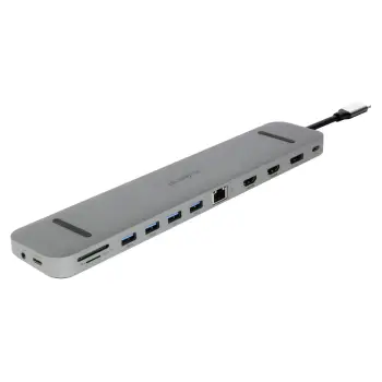 Docking Station Plusonic USB-C Adapter/Hub 9in1 with HDMI/DP/LAN/USB