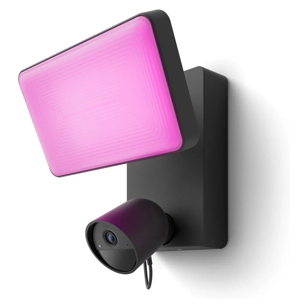 Drita të mençura + Kamera Sigurie Philips / Hue Secure / Floodlight LED + IP CCTV - 1