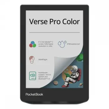 E-book PocketBook Verse Pro Color 6″/ 16GB – Gri e mbyllur